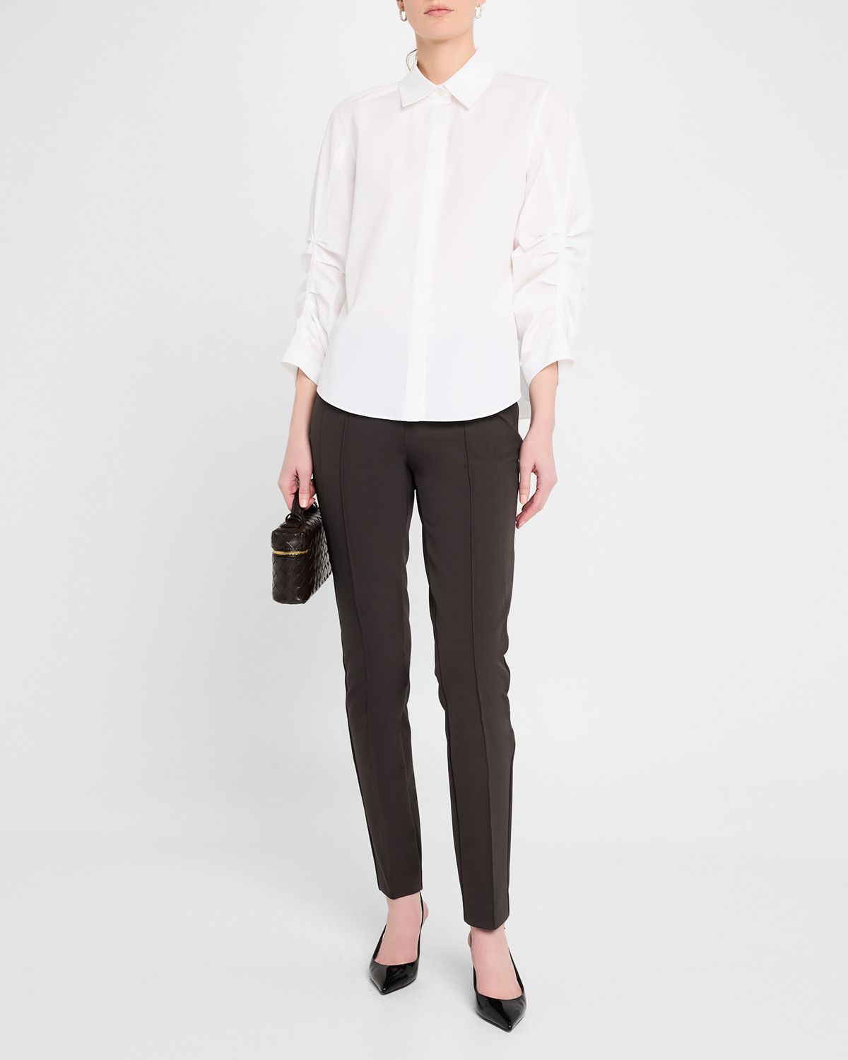 Lafayette 148 New York Gramercy Acclaimed-Stretch Pants