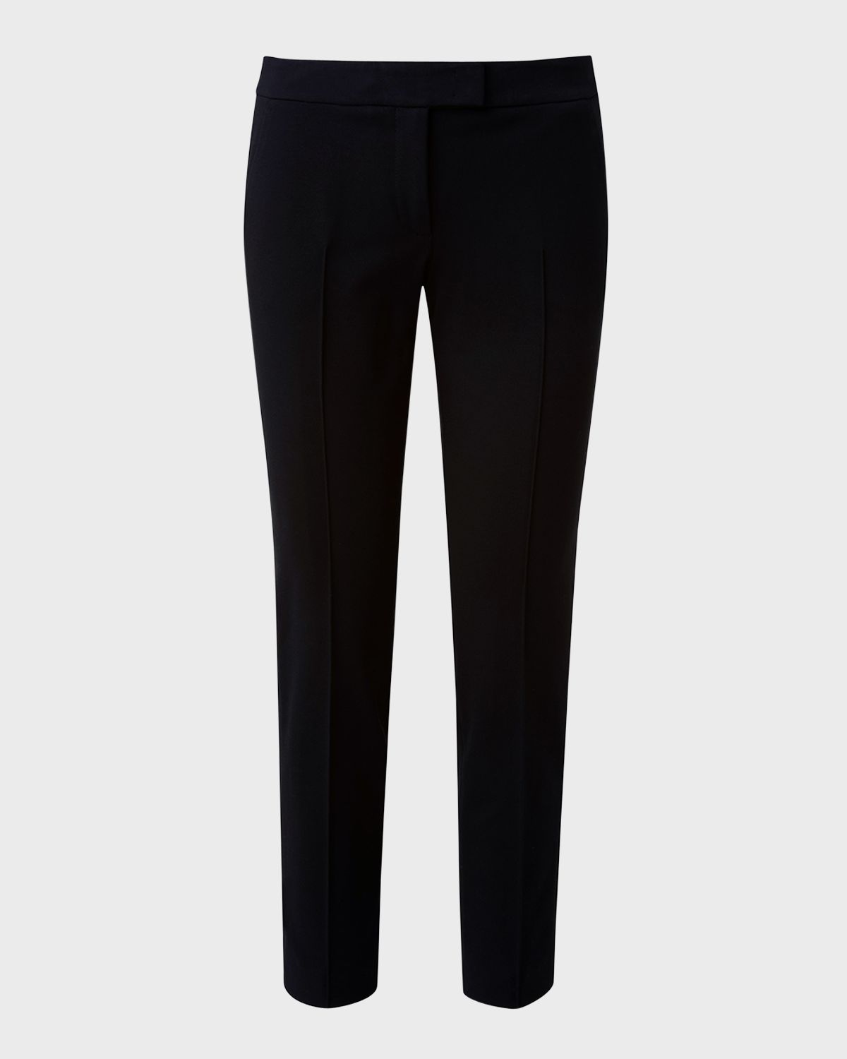 Akris punto Frankie Slim-Leg Ankle Pants, Black