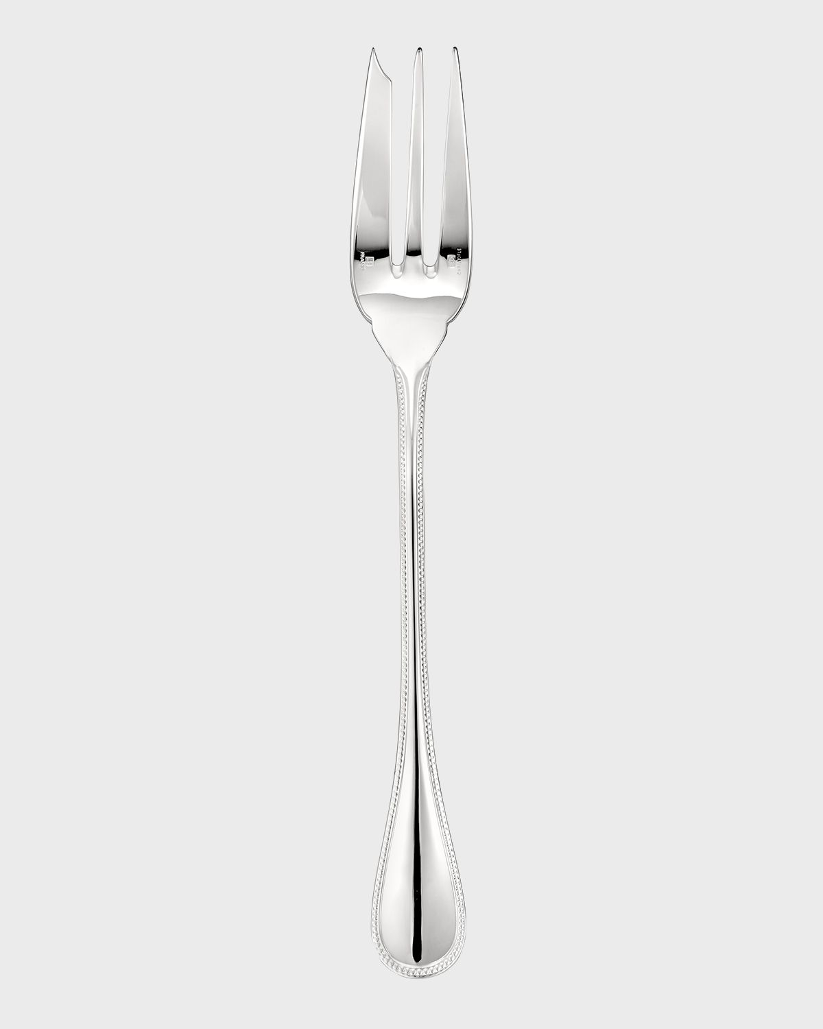 Christofle Perles 2 Serving Fork