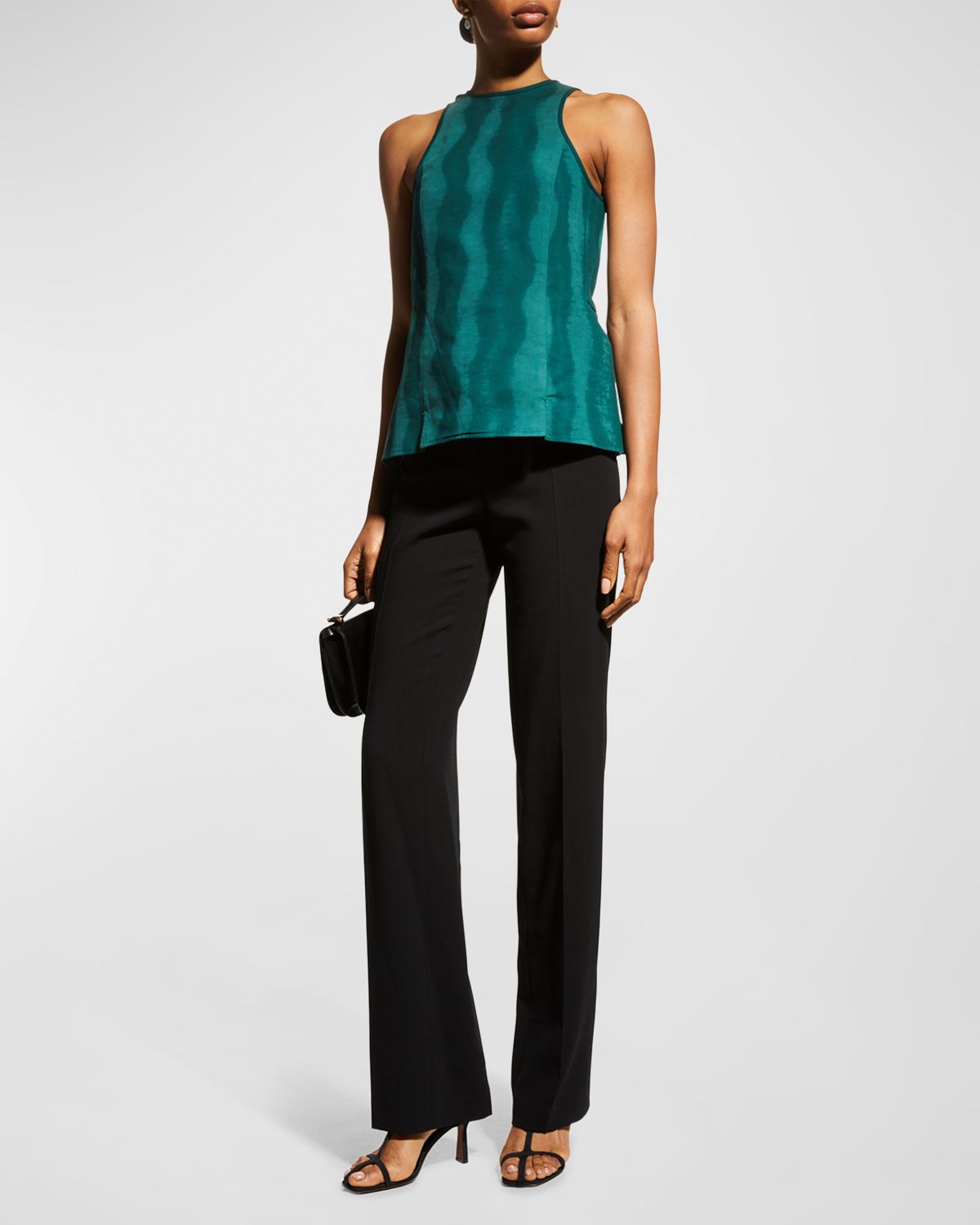 Akris Carol Classic Flat-Front Pants