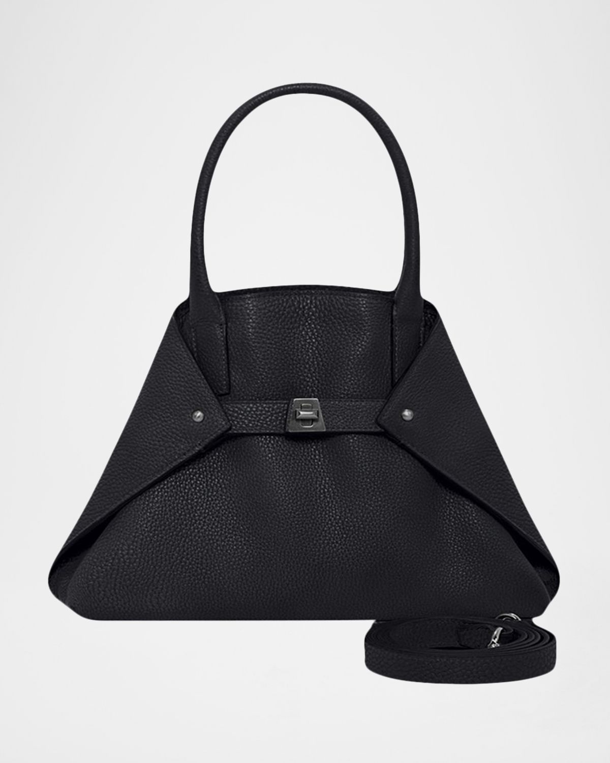 Akris Ai Little Cervo Calf Top-Handle Bag