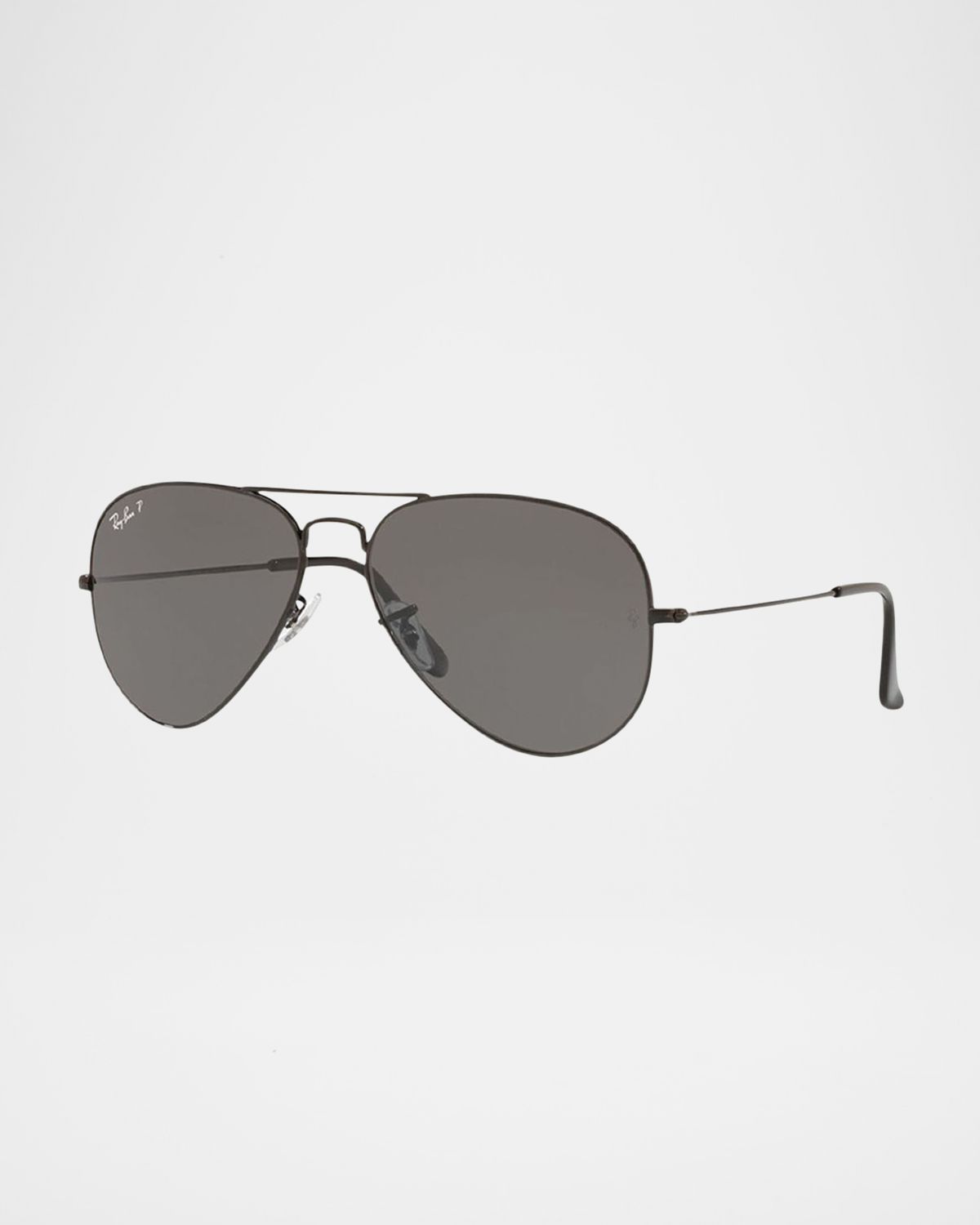Ray-Ban Metal Polarized Aviator Sunglasses