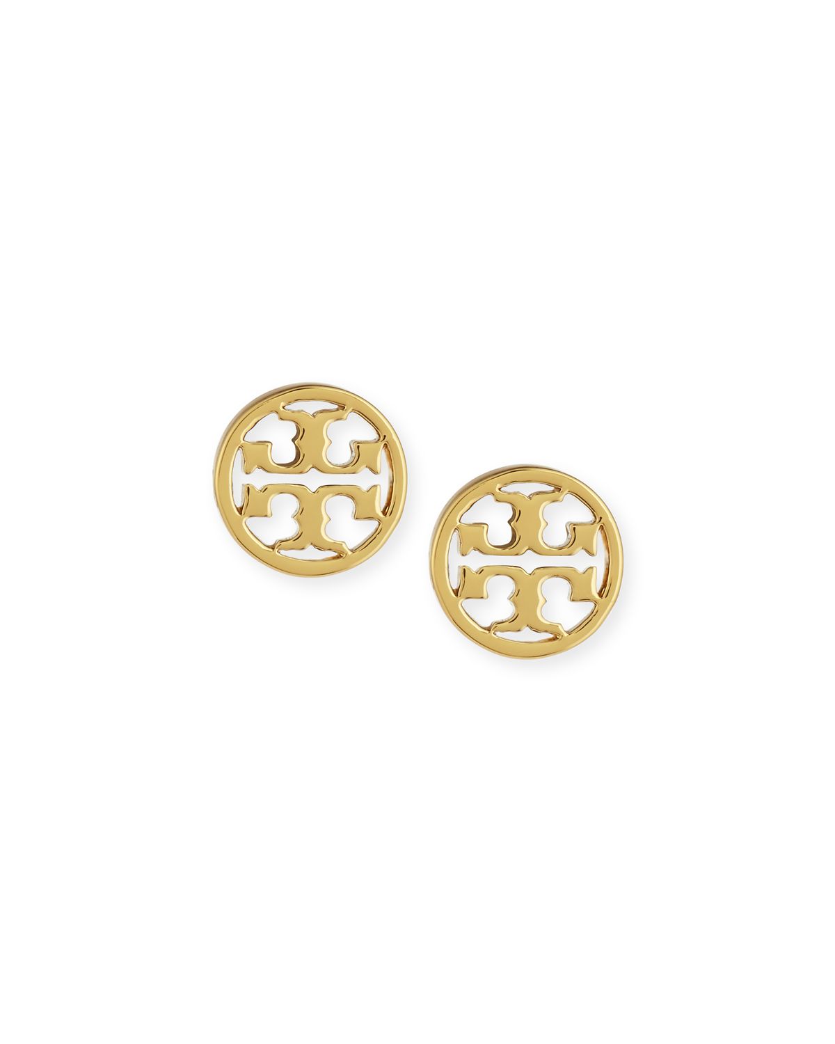 Tory Burch Icon Circle Stud Earrings