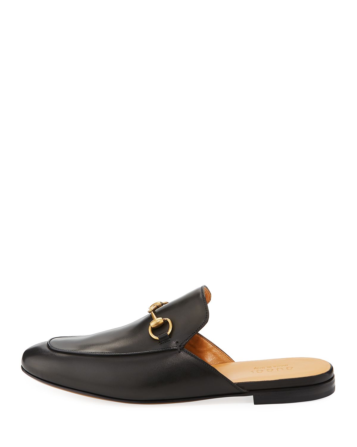 Gucci Kings Leather Horsebit Mule - Men's Shoes