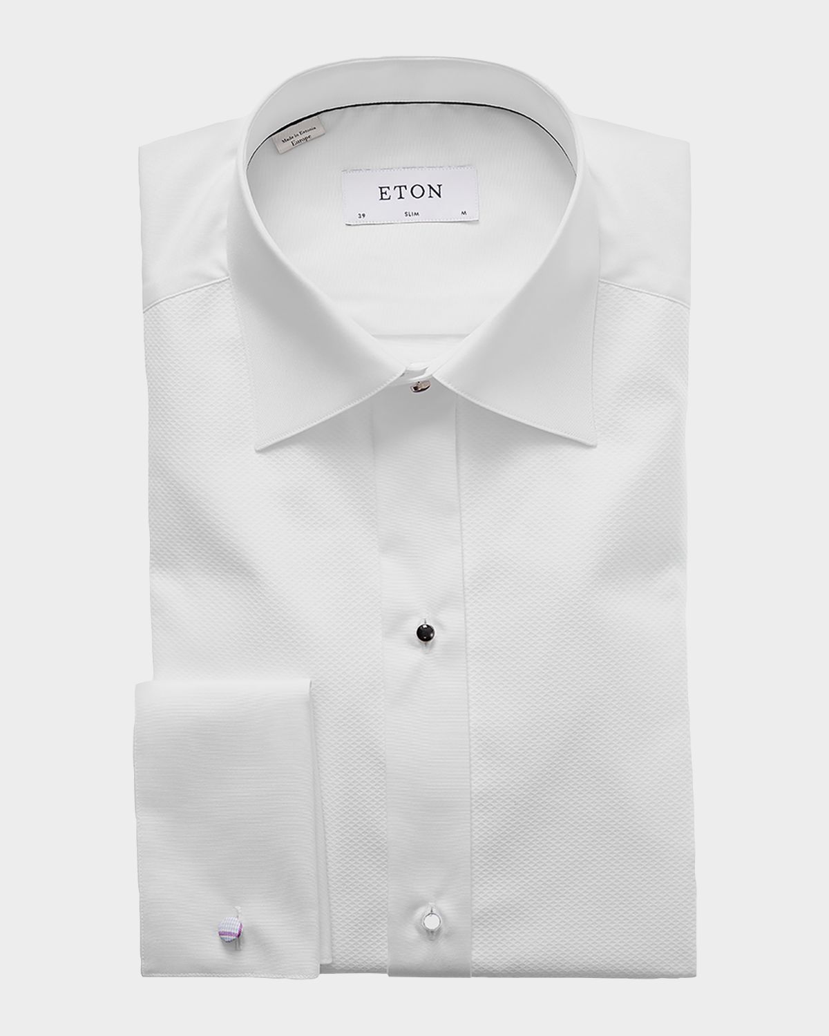 Eton Men 's Formal French-Cuff Dress Shirt
