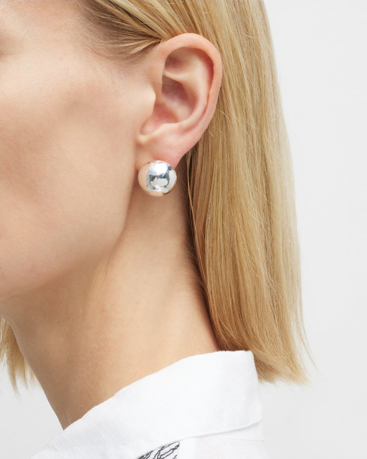 Ippolita Pinball Stud Earrings in Sterling Silver