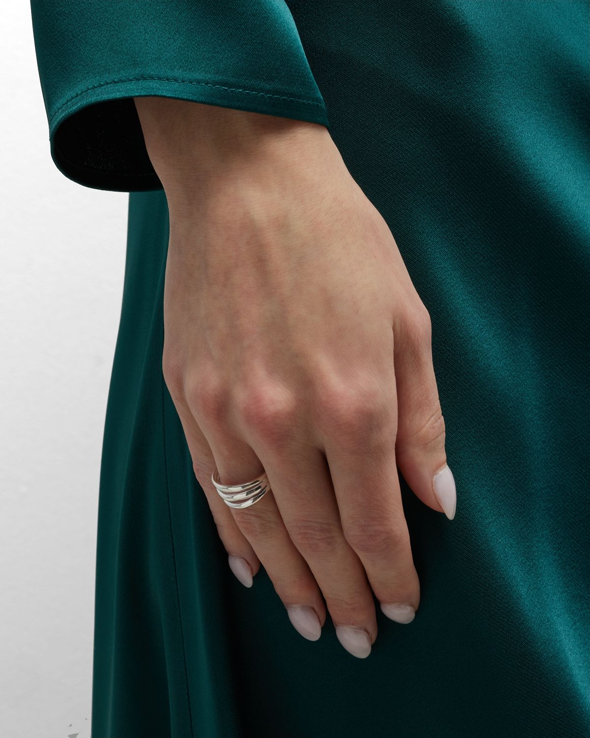 Ippolita Triple Band Squiggle Ring in Sterling Silver