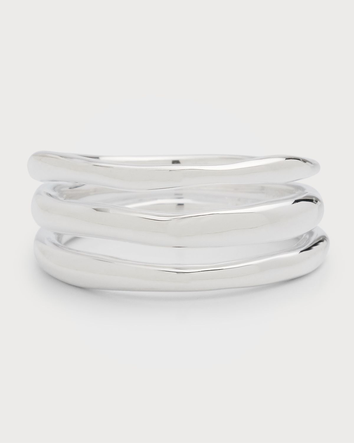 Ippolita Triple Band Squiggle Ring in Sterling Silver