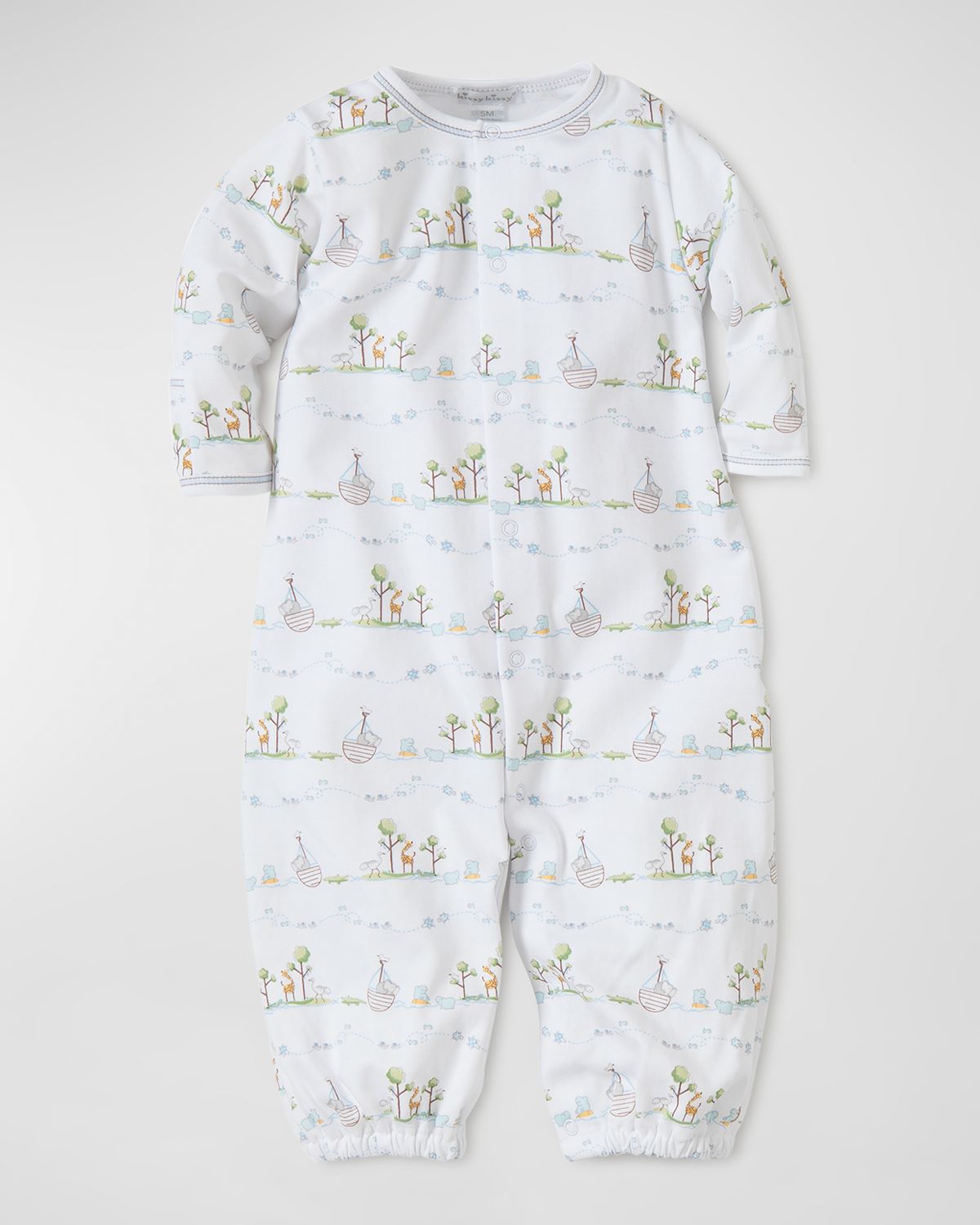 Kissy Kissy Noah 's Ark Printed Convertible Sleep Gown, Size Newborn-Small