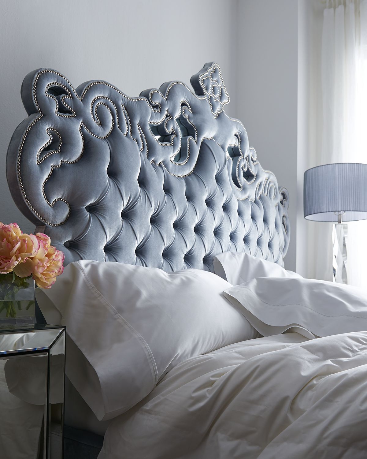 Haute House Julia King Tufted Bed