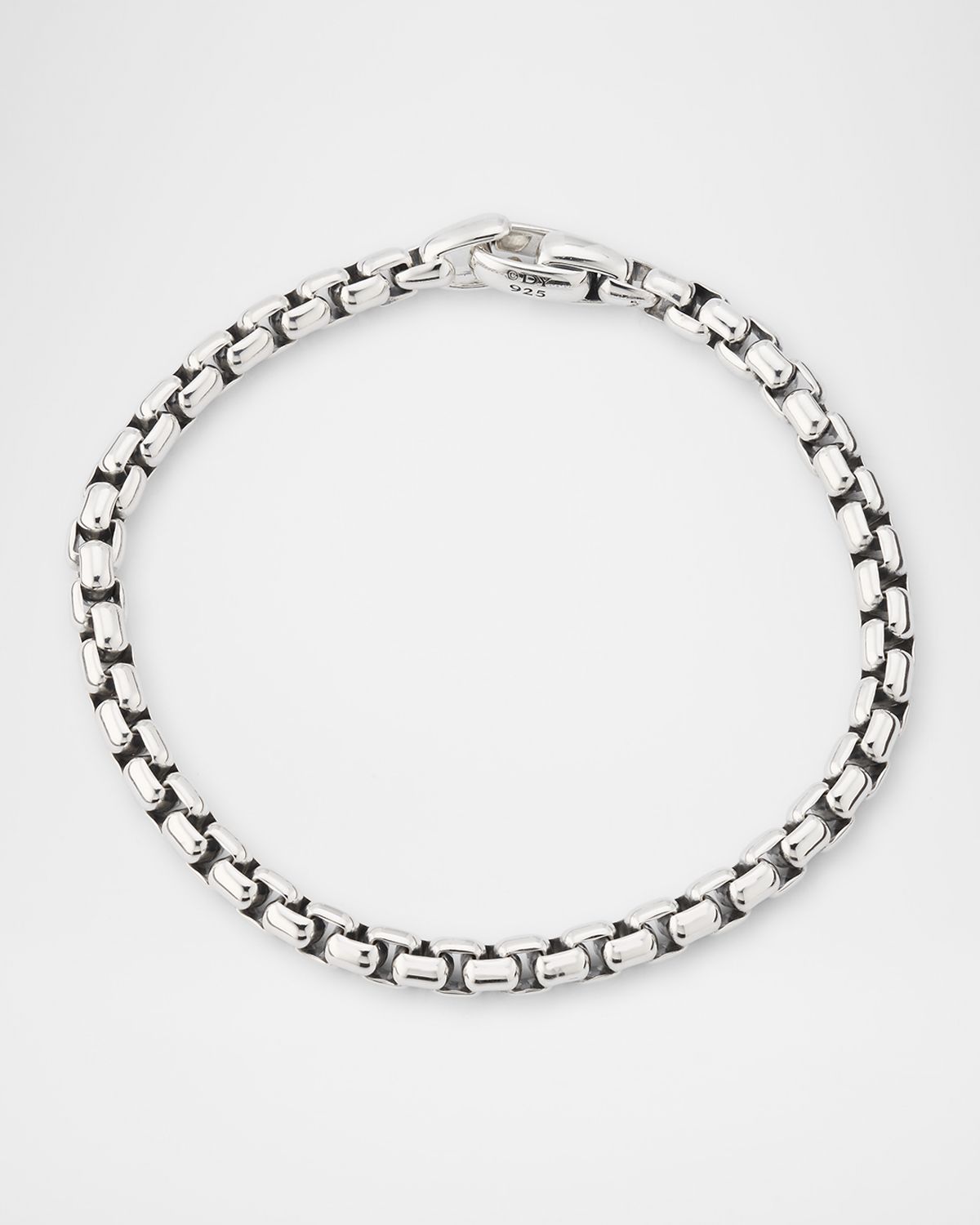 David Yurman Men 's Large Box Chain Bracelet in Silver, 5mm
