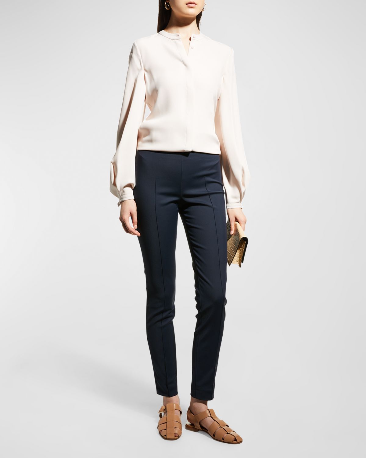 Akris Melissa Techno Slim Pants