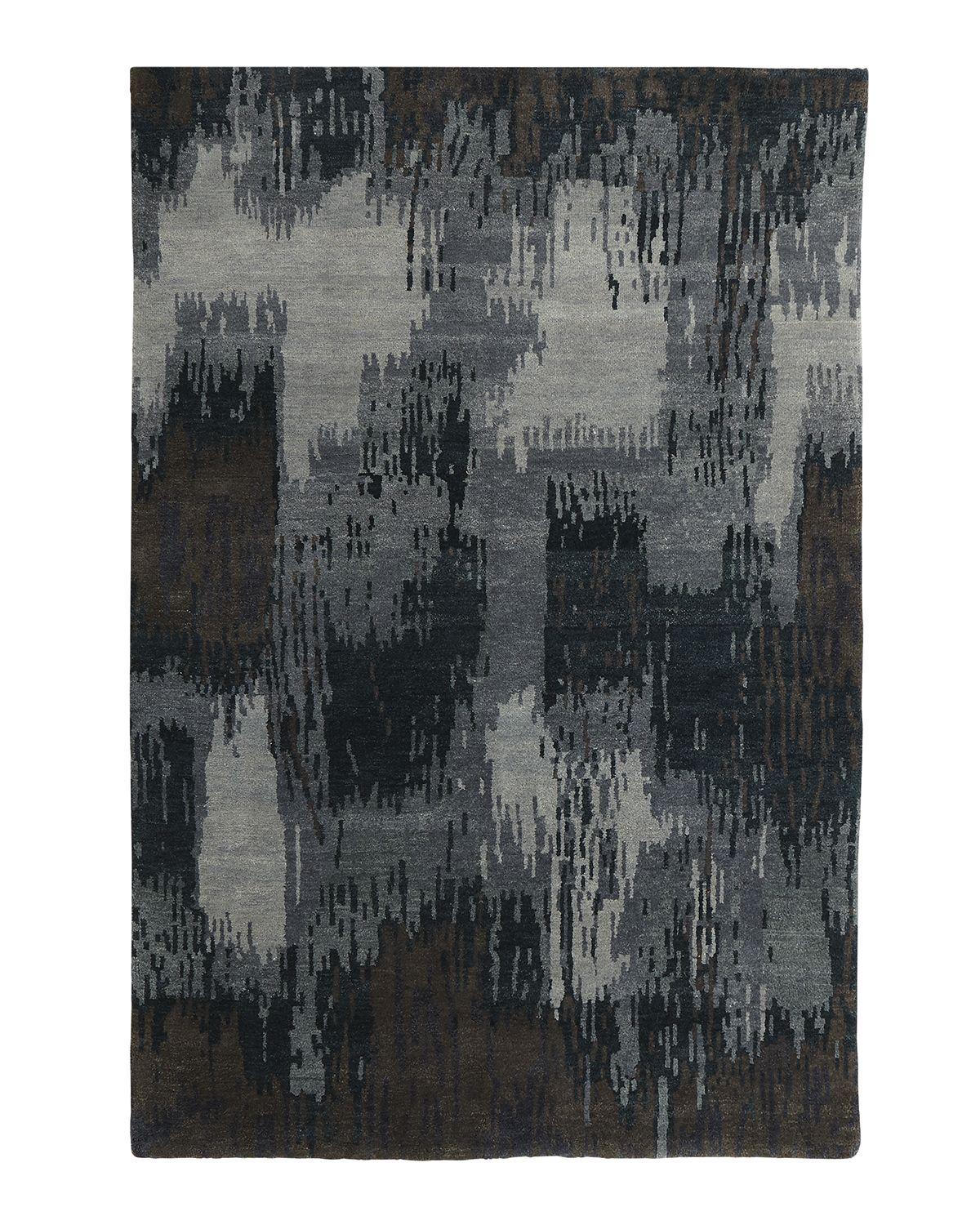 Haven & Loom Forest Brushstroke Hand Knotted Rug