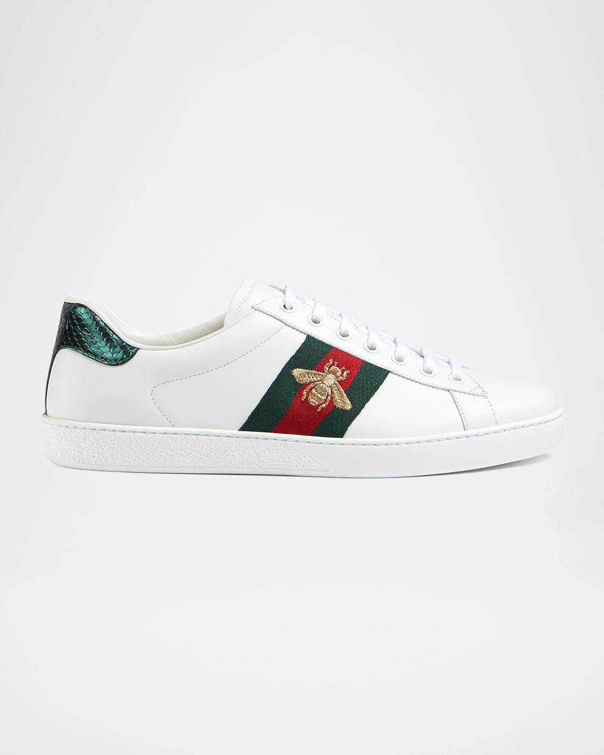 Gucci Men 's New Ace Embroidered Low-Top Sneakers