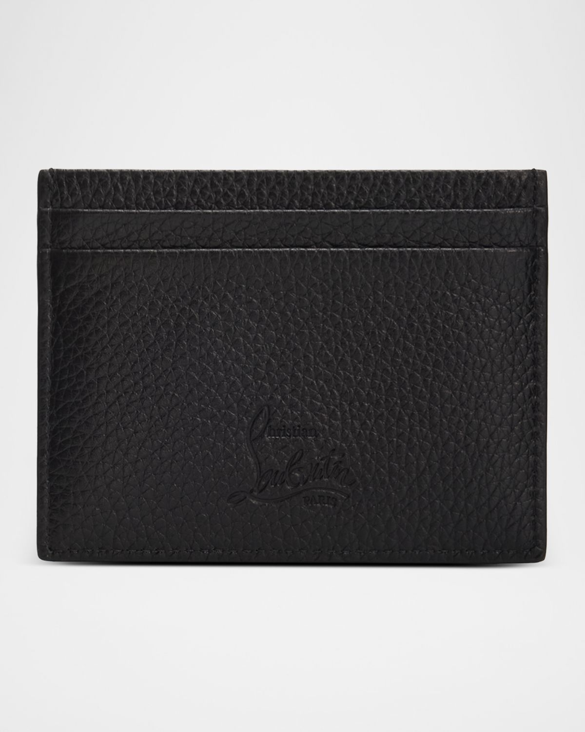 Christian Louboutin Men 's Kios Spiked Leather Card Case | Thumbnail 4