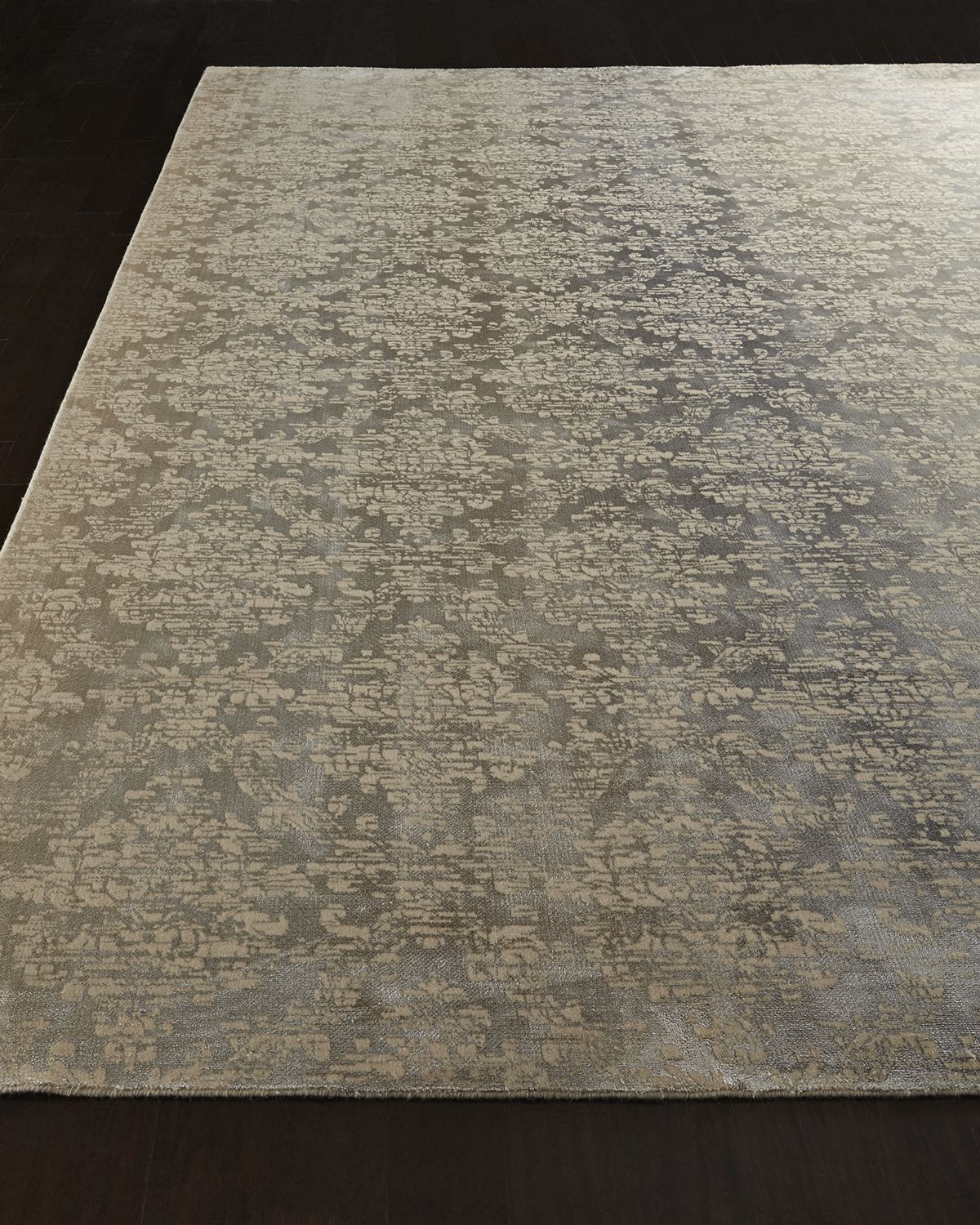 Nourison Medallion Mist Rug, 5 '3" x 7 '5" | Thumbnail 4