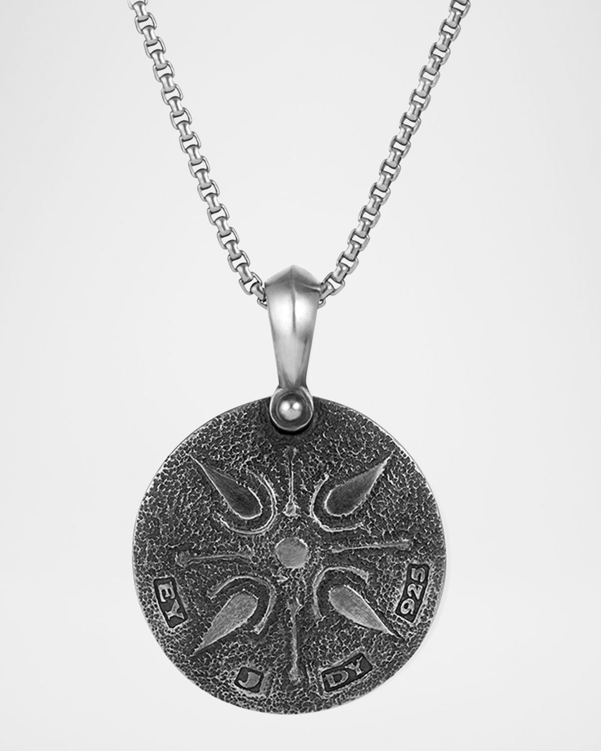 David Yurman Men 's Petrvs Lion Pendant in Silver, 35mm