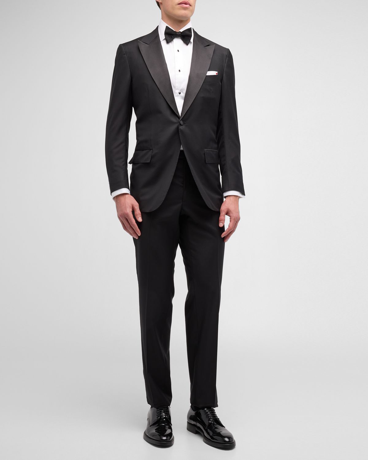 Kiton Men 's Peak Wool Tuxedo