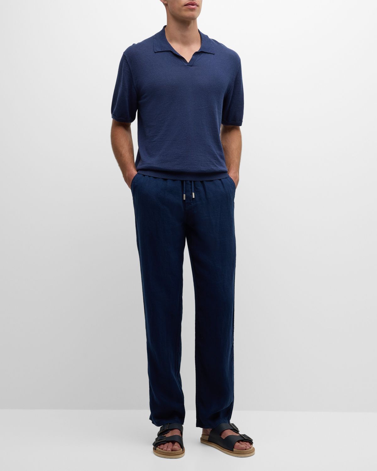 Vilebrequin Pacha Drawstring Linen Pants