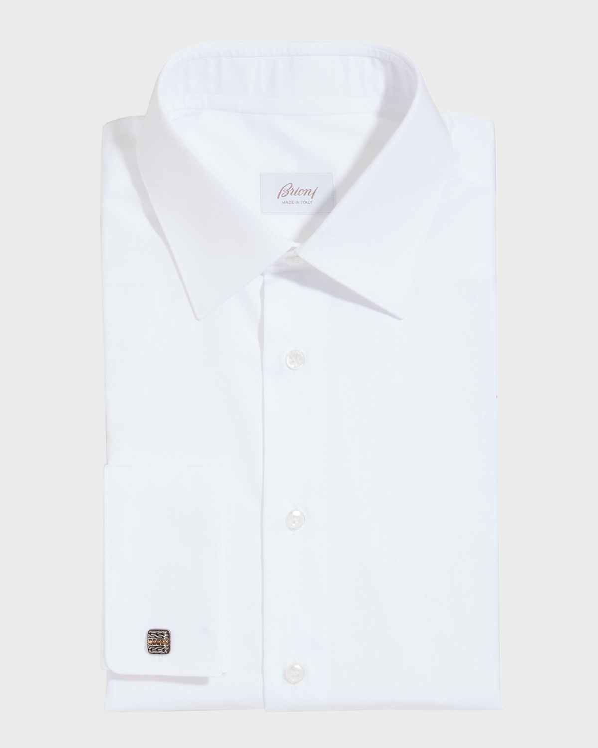 Brioni Wardrobe Essential French-Cuff Dress Shirt
