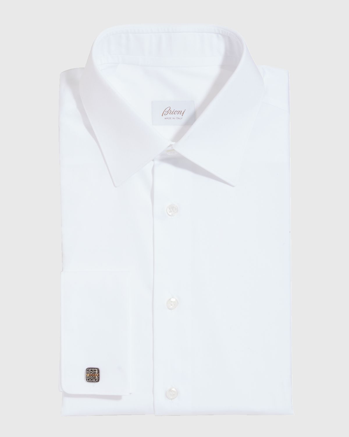 Brioni Wardrobe Essential French-Cuff Dress Shirt | Thumbnail 4 Brioni Wardrobe Essential French-Cuff Dress Shirt | Thumbnail 4