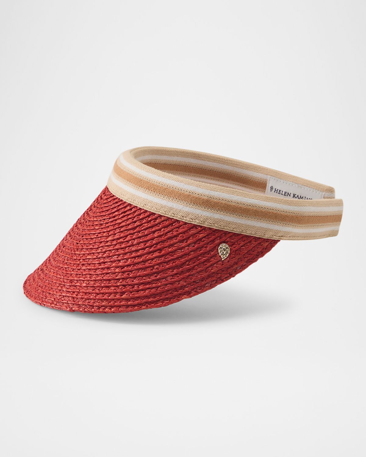 Helen Kaminski Bianca Classic Slide-On Raffia Visor
