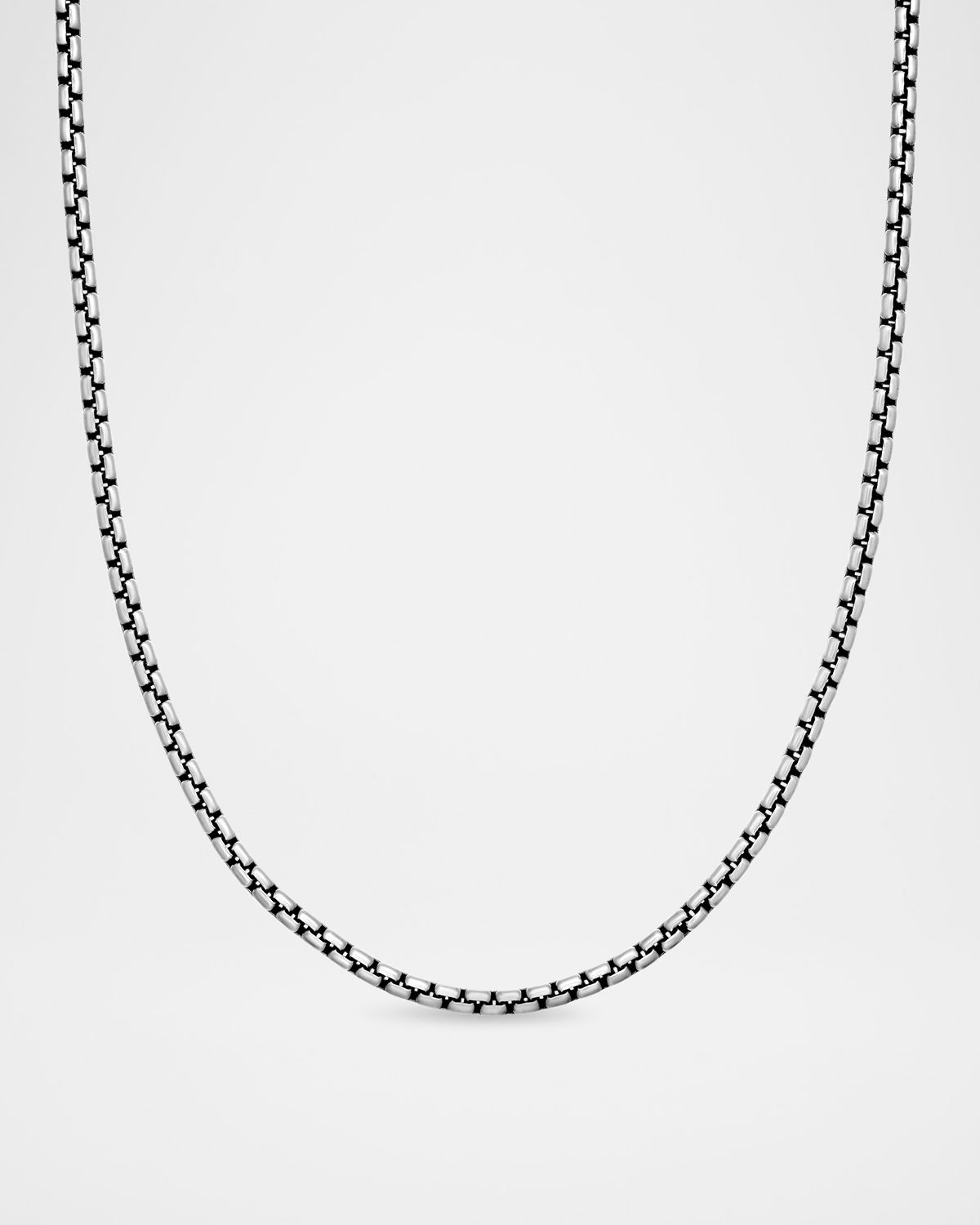 David Yurman Men 's Box Chain Necklace in Silver