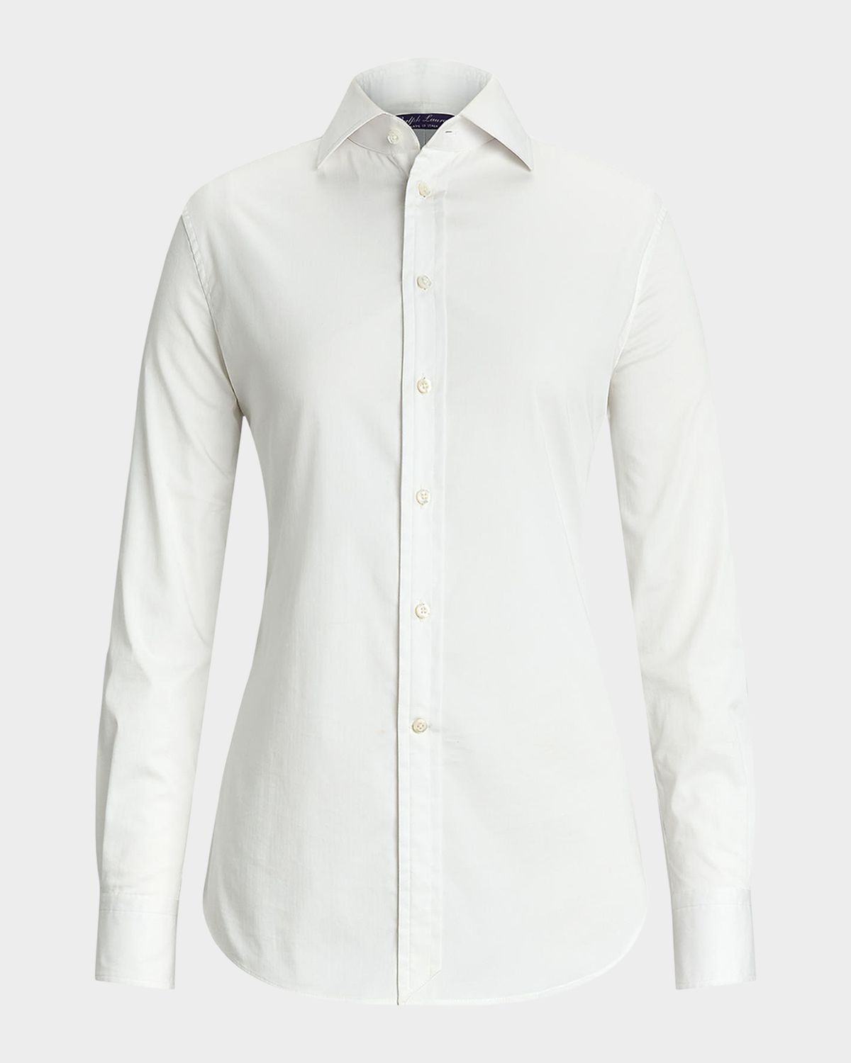 Ralph Lauren Collection Charmain Slim-Fit Stretch Poplin Shirt | Thumbnail 7