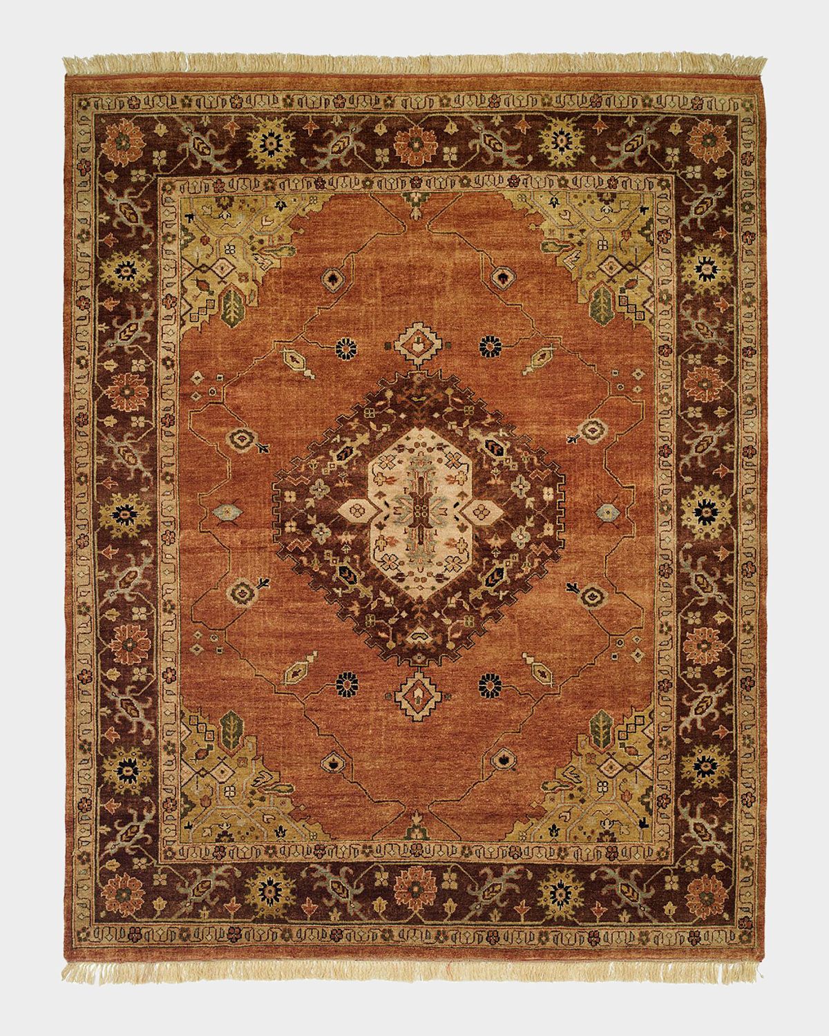 Haven & Loom Medallion Hand-Knotted Rug 10 ' x 14 ' | Thumbnail 4
