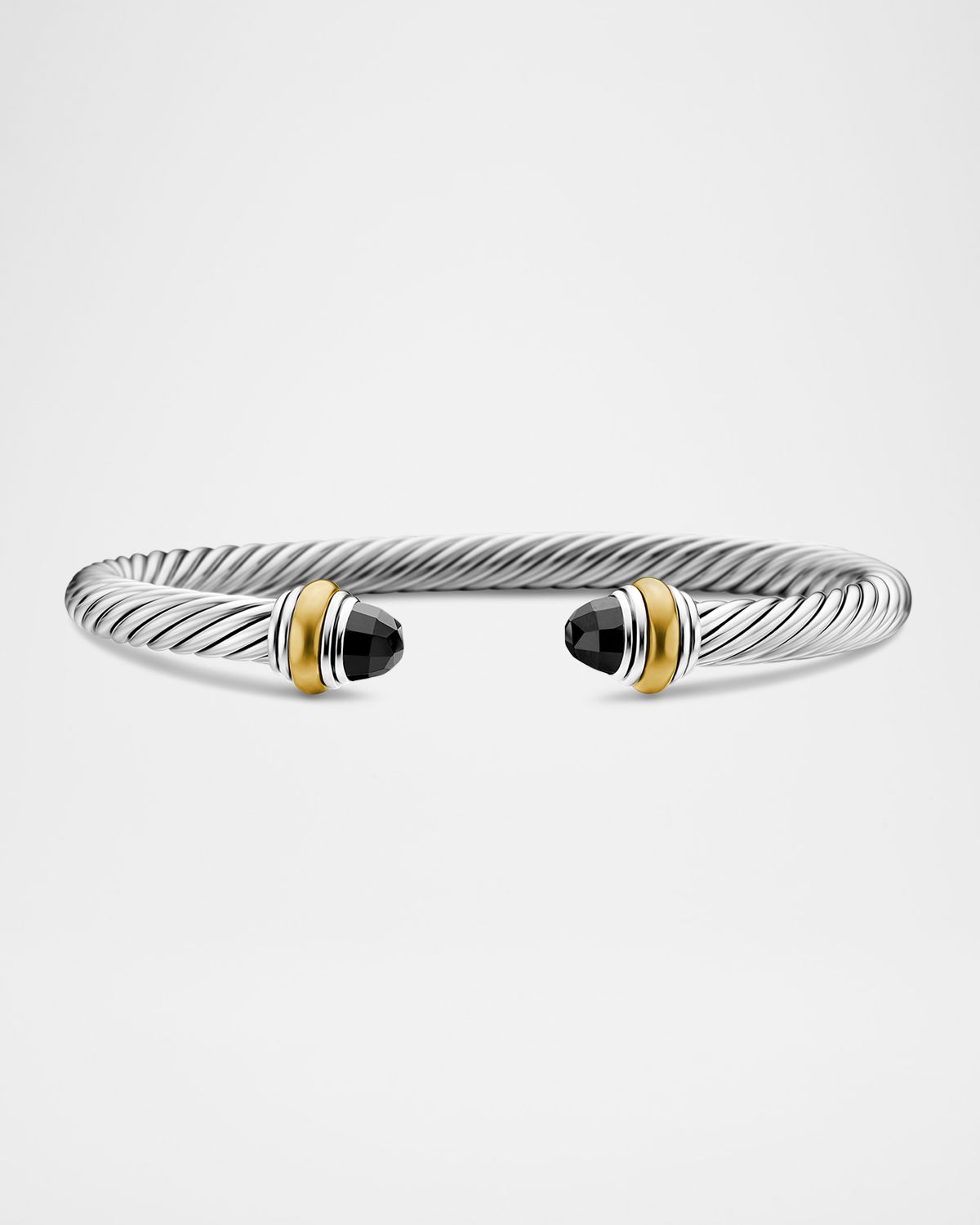 David Yurman Cable Bracelet with Gemstone in Silver with 14K Gold, 5mm