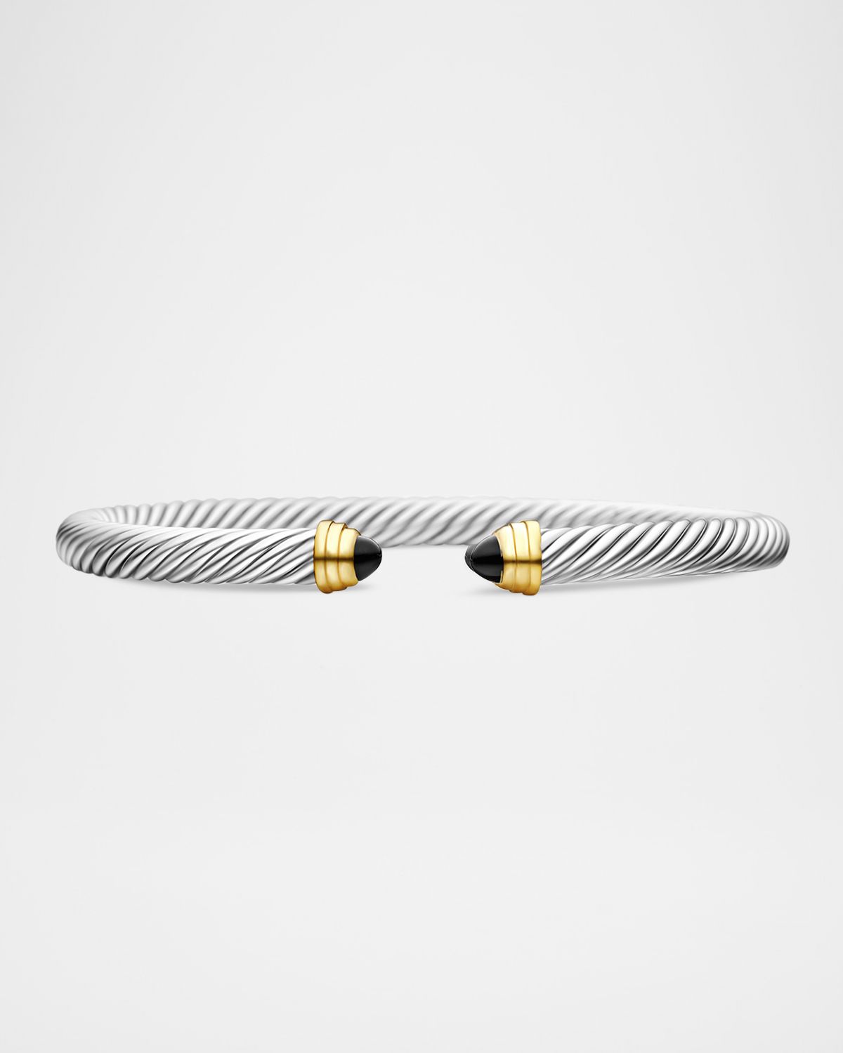 David Yurman Cable Classics Bracelet with Gemstone in Silver with 18K Gold