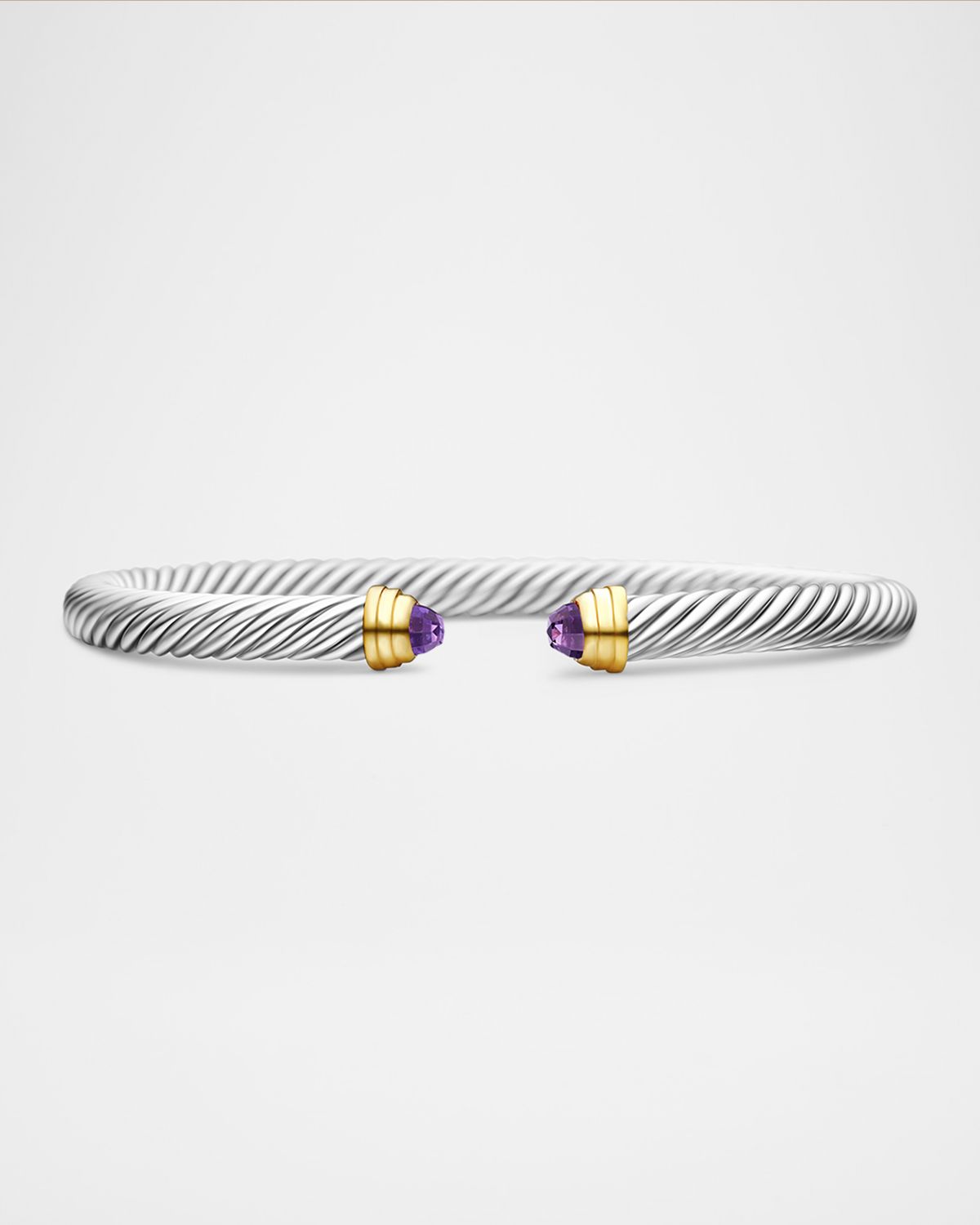 David Yurman Cable Classics Bracelet with Gemstone in Silver with 18K Gold