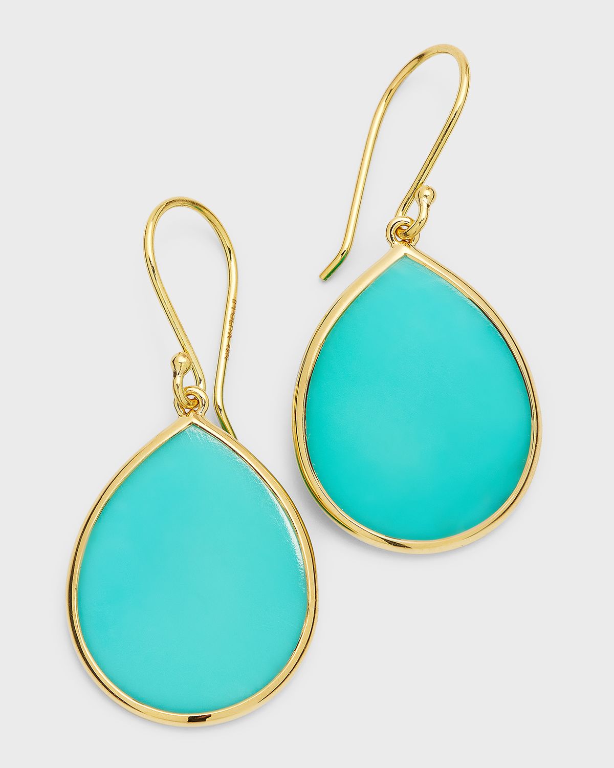 Ippolita Small Stone Teardrop Earrings in 18K Gold