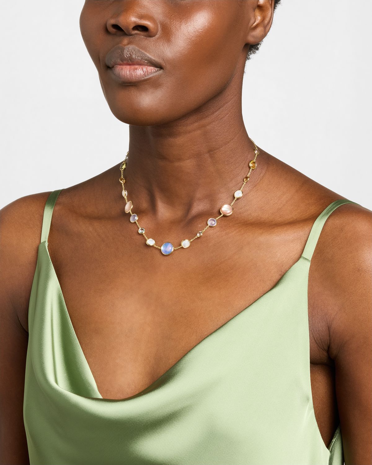Ippolita Lollitini Short Necklace in 18K Gold