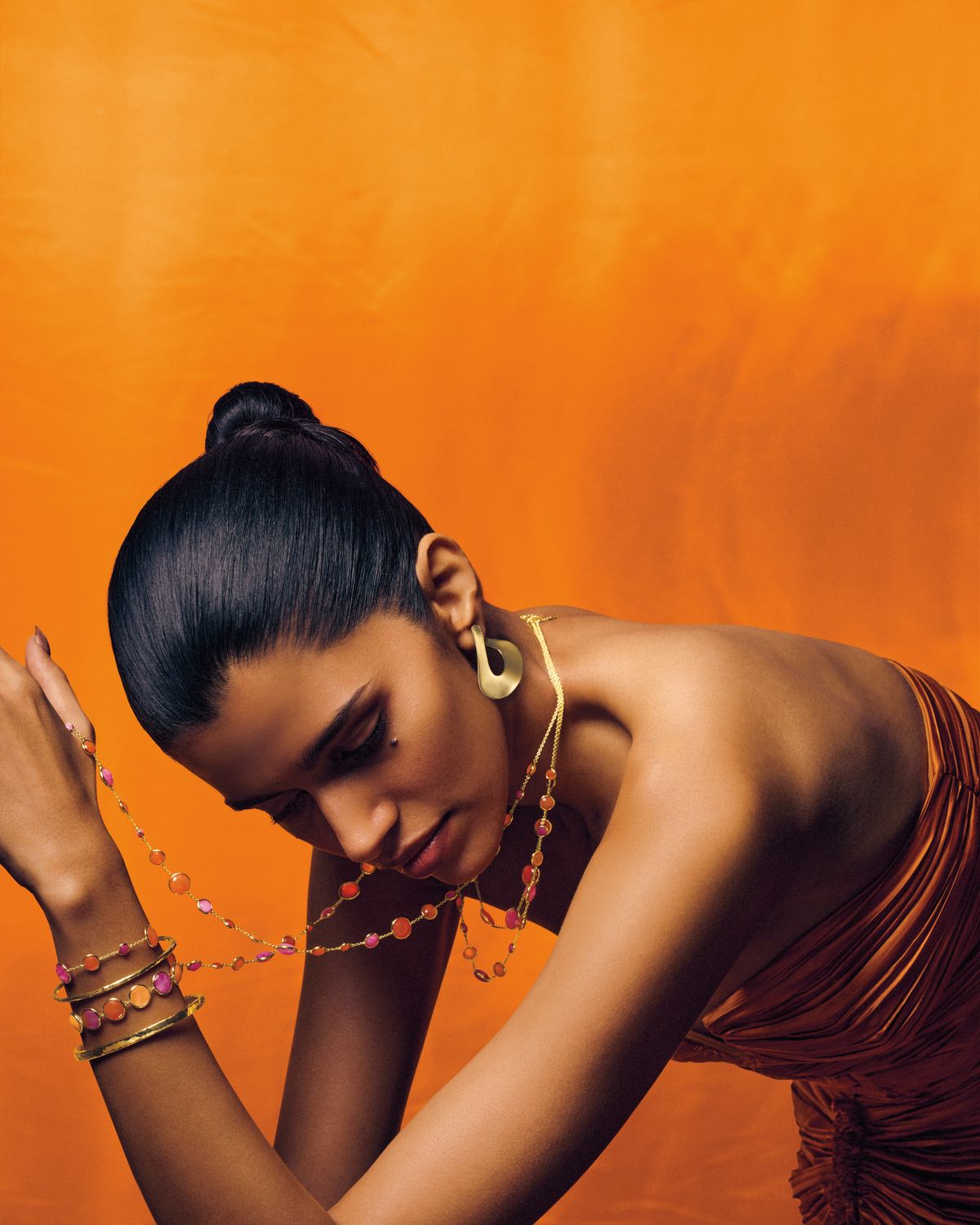 Ippolita Lollitini Long Necklace in 18K Gold