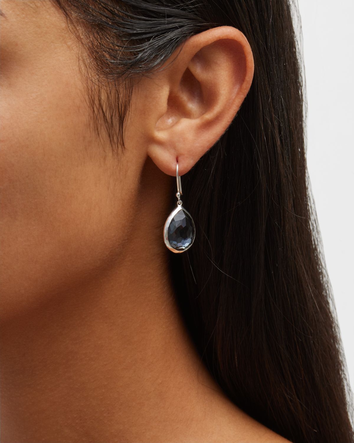 Ippolita Small Teardrop Earrings in Sterling Silver