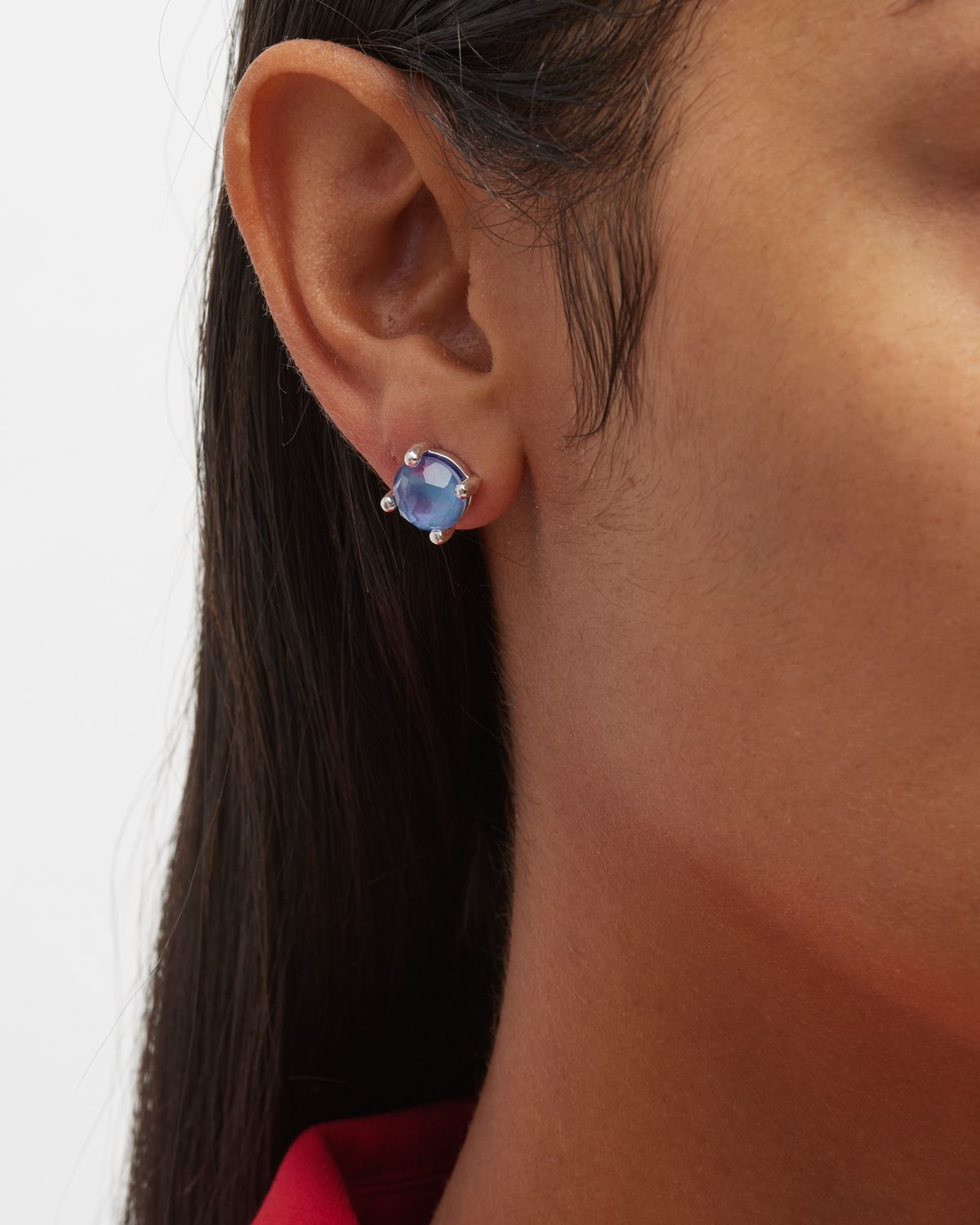 Ippolita Mini Stud Earrings in Sterling Silver