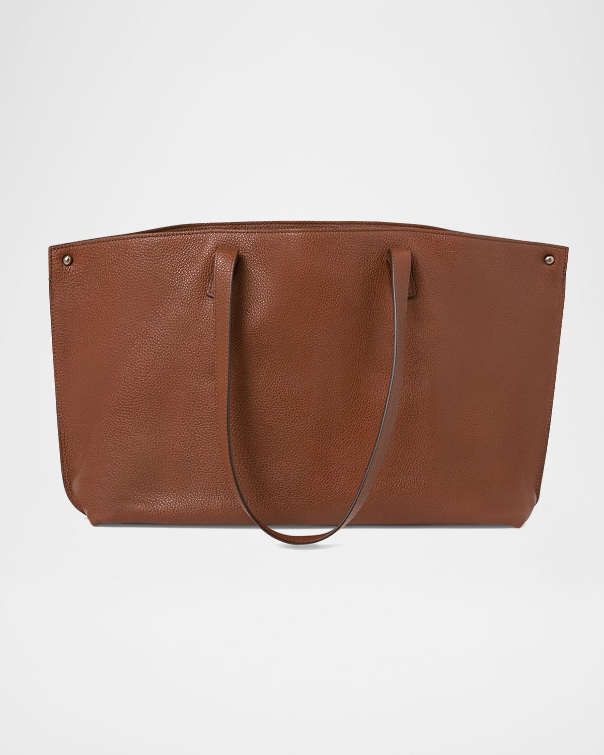 Akris Ai Small Leather Shoulder Tote Bag