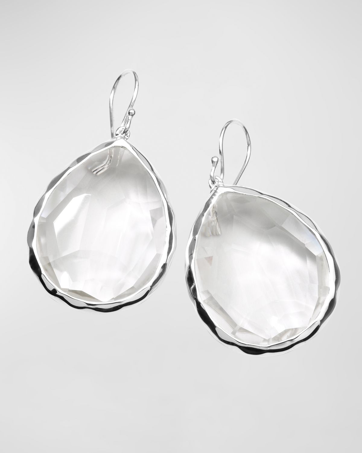 Ippolita Large Teardrop Earrings in Sterling Silver
