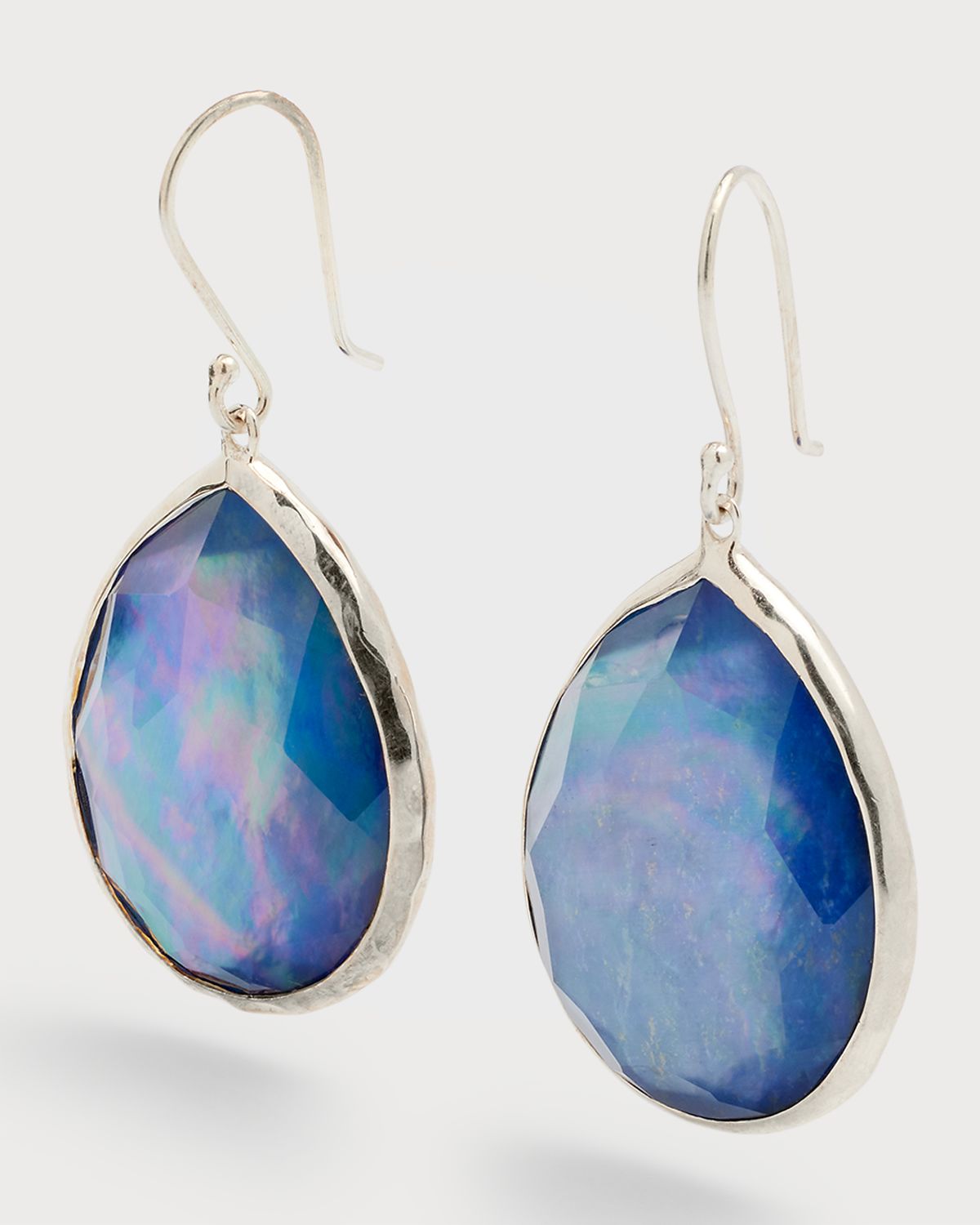 Ippolita Large Teardrop Earrings in Sterling Silver