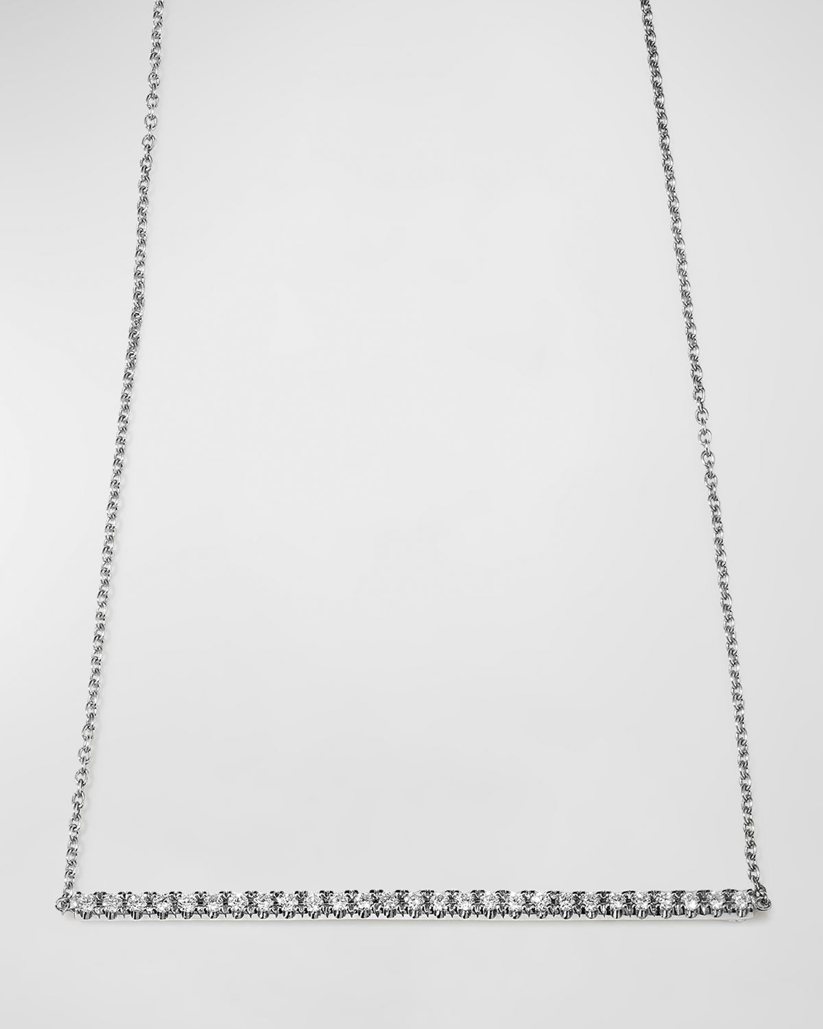 Roberto Coin 18k Gold Diamond Bar Necklace