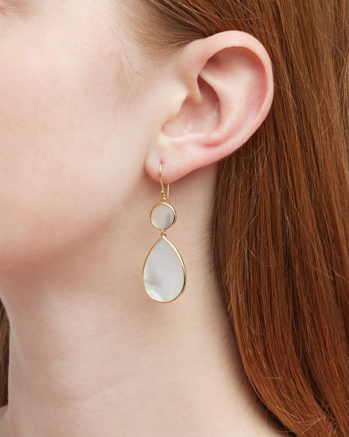 Ippolita Snowman 2-Stone Drop Earrings in 18K Gold