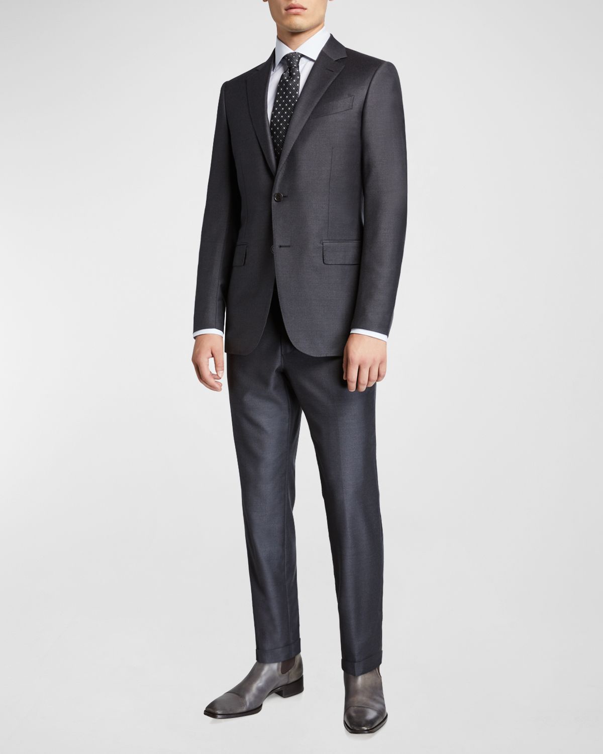 ZEGNA Men 's Trofeo Milano Two-Piece Wool Suit