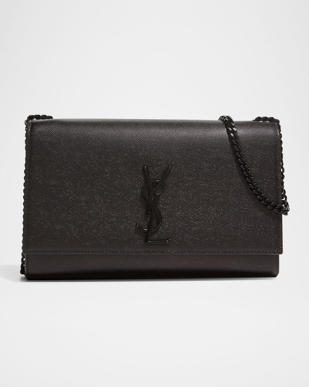 Saint Laurent Kate Medium YSL Crossbody Bag in Grained Leather