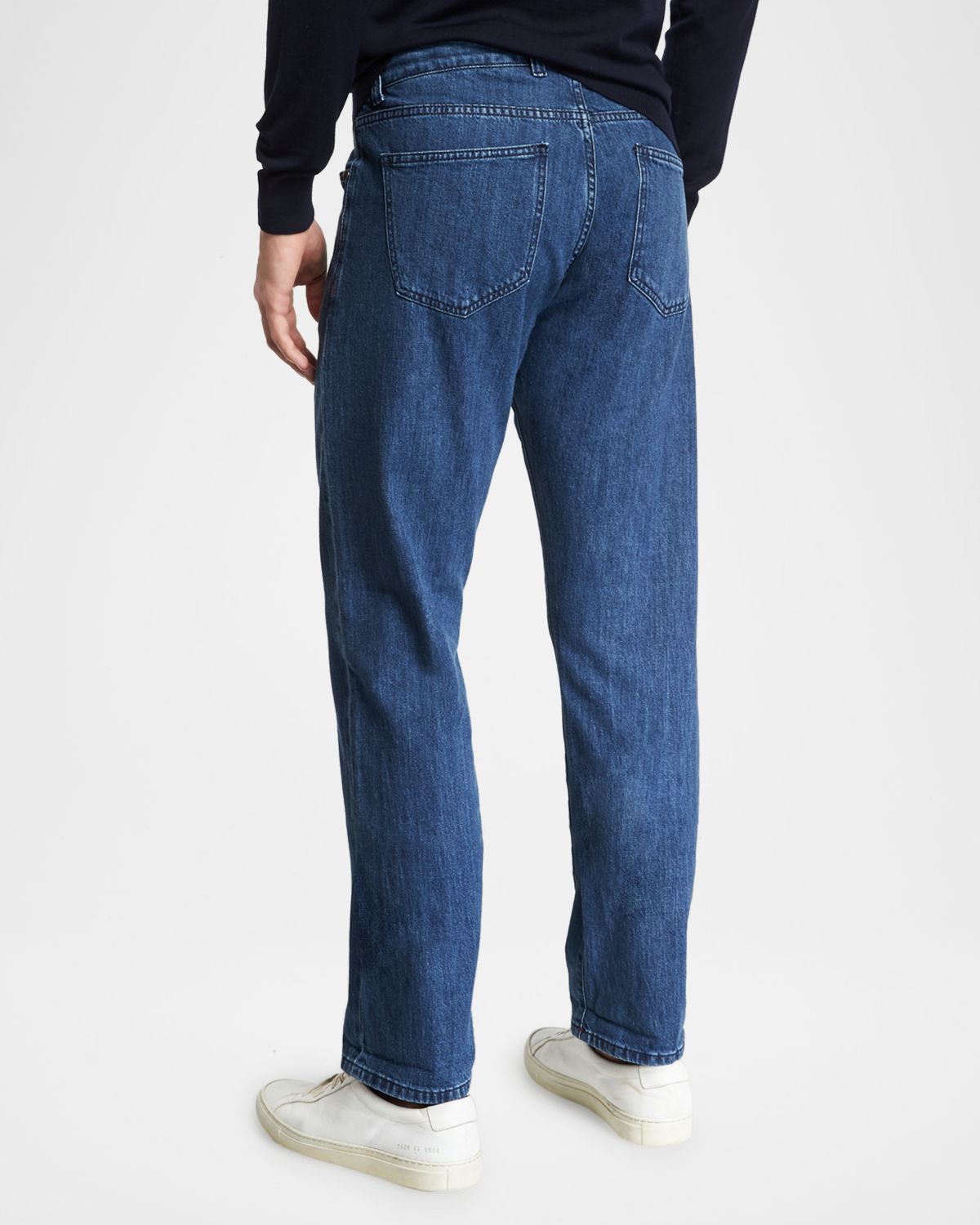 Isaia Men 's Dark Wash Straight-Leg Jeans