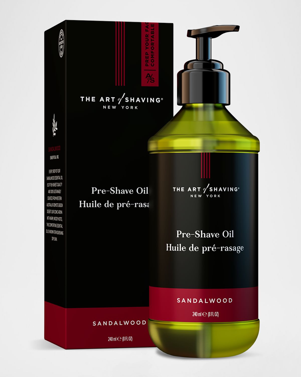 The Art of Shaving 8.1 oz. The Sandalwood Pre-Shave Oil