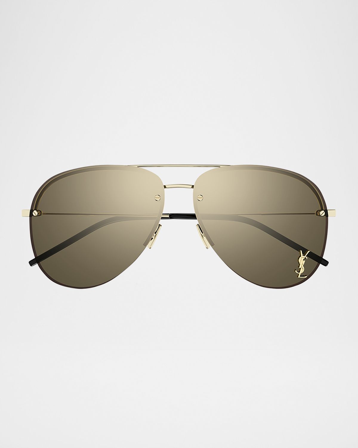 Saint Laurent Classic 11 Monochromatic Aviator Sunglasses