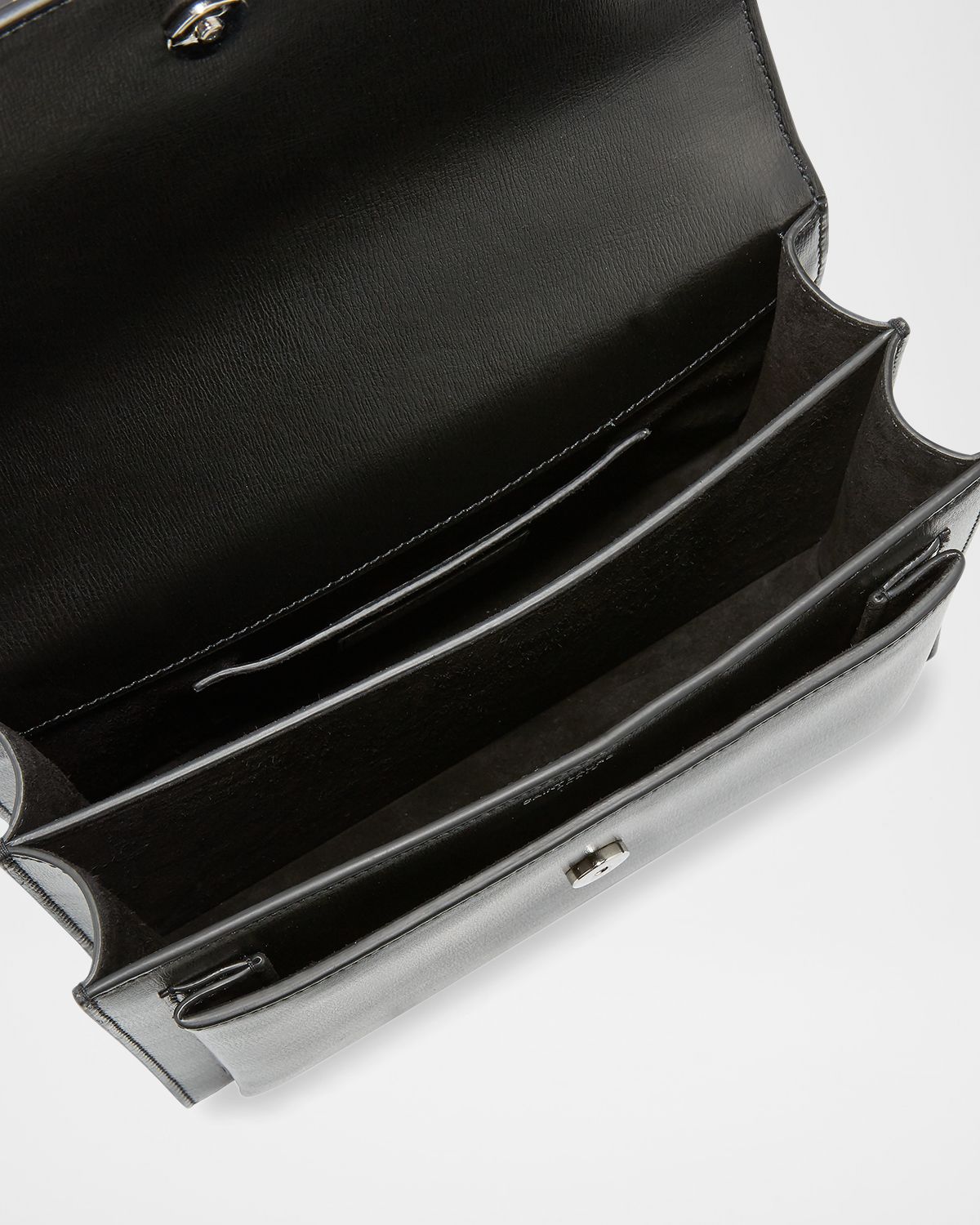 Saint Laurent Sunset Medium YSL Shoulder Bag in Smooth Leather