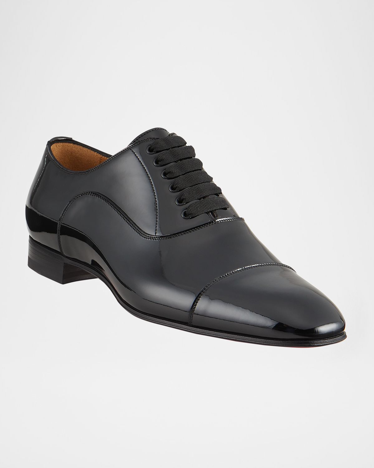 Christian Louboutin Greggo Men's Lace-Up Leather Dress Shoes