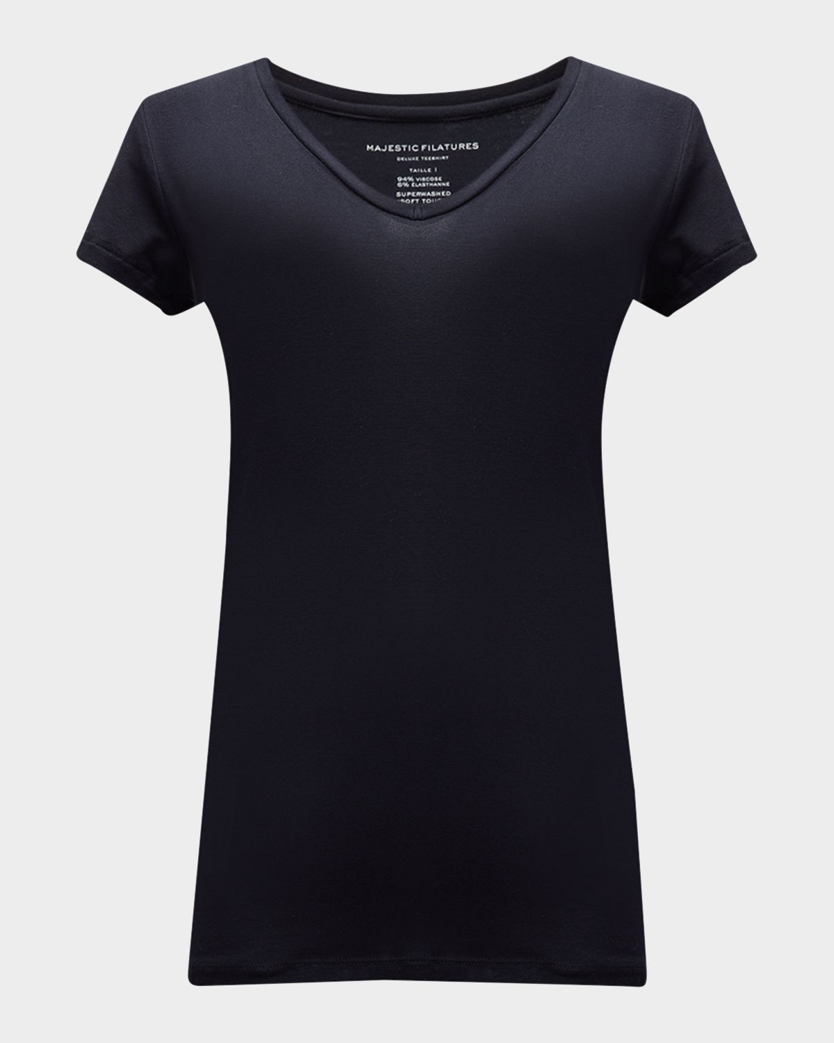 Majestic Filatures Soft Touch Short-Sleeve V-Neck Tee | Thumbnail 8